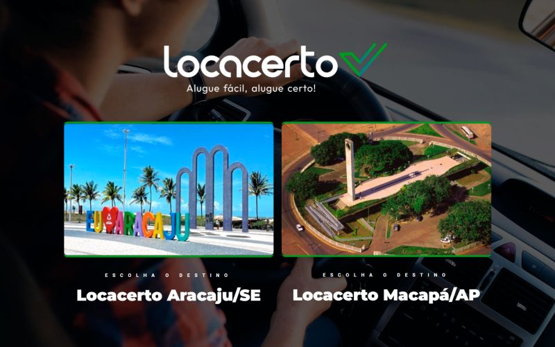 Captura do site Locacerto