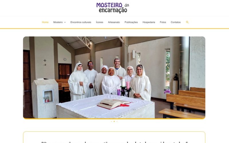 Captura do site Mosteiro da Encarnação